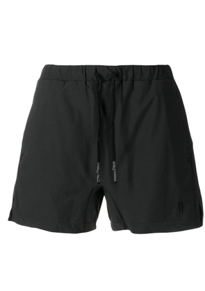 Boris Bidjan Saberi embroidered-logo detail shorts - Black