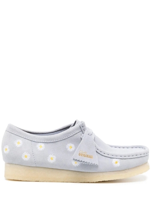Clarks Originals Wallabee suede lace-up shoes - Blue