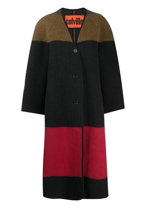 colville colour-block cardi coat - Brown