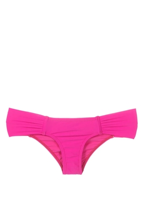 Amir Slama gathered low-waisted bikini bottoms - Pink