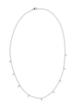 Baggins 18K white gold Floating diamonds necklace - Silver