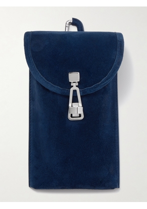 Gabriela Hearst - Suede Sunglasses Pouch - Blue - One size