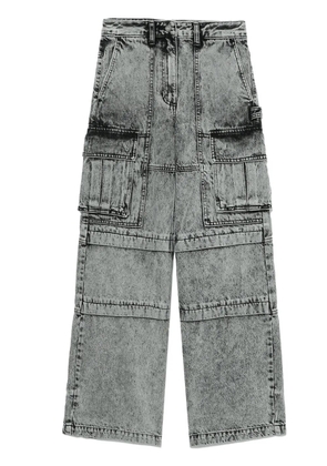 Juun.J mid-rise wide-leg jeans - Grey