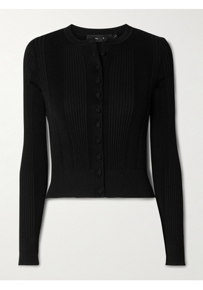 Proenza Schouler - Currin Ribbed-knit Cardigan - Black - x small,small,medium,large,x large
