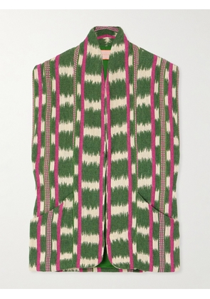 Marta Ferri - Ramatuelle Jacquard Vest - Green - S/M,M/L