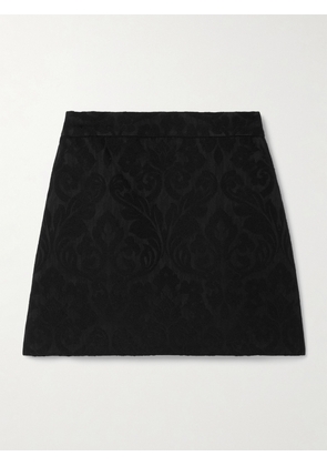 Chloé - Wool-blend Jacquard Mini Skirt - Black - FR 34,FR 36,FR 38,FR 40,FR 42,FR 44,FR 46