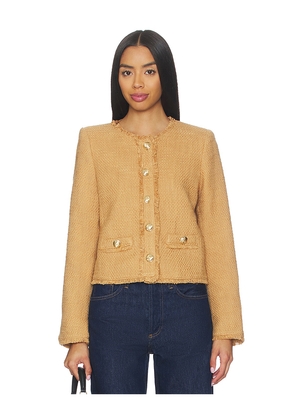 Cinq a Sept Christie Jacket in Beige. Size 0. Also in 00, 10, 2, 4, 8.