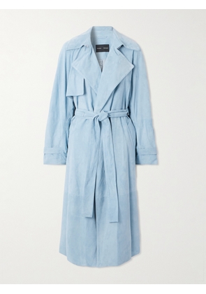 Proenza Schouler - Ramona Belted Suede Coat - Blue - US2,US4,US6,US8,US10