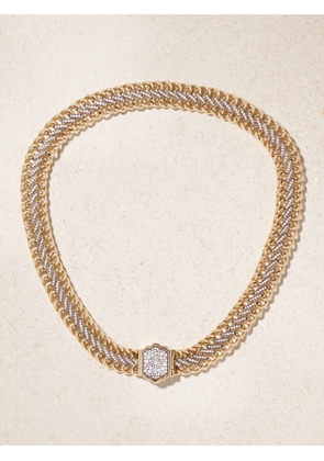 Lucy Delius - Medusa 14-karat Recycled Gold Diamond Necklace - One size