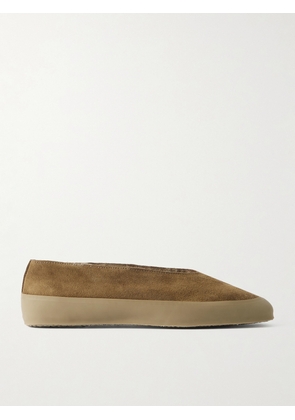 Le Monde Béryl - Shearling-lined Suede Ballet Flats - Neutrals - IT36,IT36.5,IT37,IT37.5,IT38,IT38.5,IT39,IT39.5,IT40,IT40.5,IT41,IT41.5,IT42