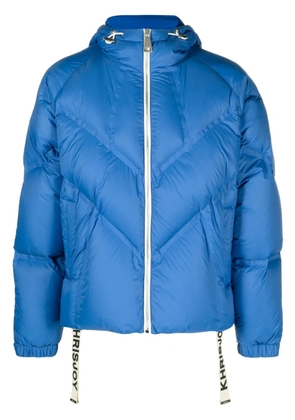 Khrisjoy quilted hooded jacket - Blue