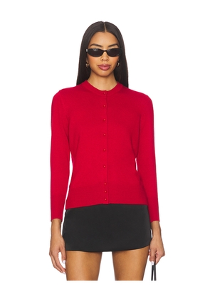 GUIZIO Emelie Cardigan in Red. Size L. Also in M, S, XL, XS, XXS.