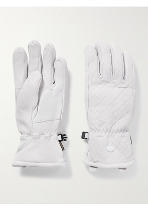 Goldbergh - Nishi Quilted Leather Gloves - White - 6.5,7,7.5