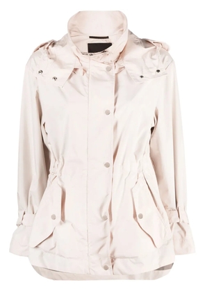 Moorer hooded parka coat - Neutrals