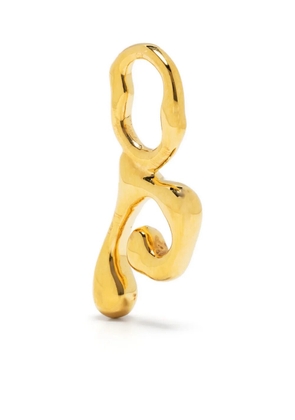 Maria Black Fluent Letter P charm - Gold