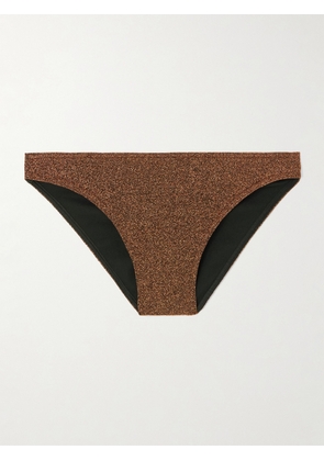 Eres - Irisée Etincelant Metallic Bikini Briefs - Brown - FR 38,FR 40,FR 42,FR 44