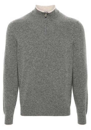Fedeli ribbed sweater - Grey