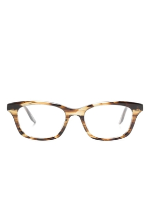 Barton Perreira Nandi tortoiseshell-effect glasses - Brown