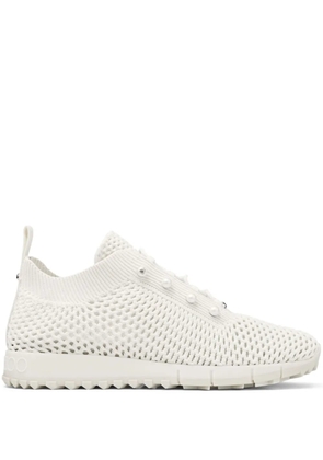 Jimmy Choo Veles pearl-embellished sneakers - White