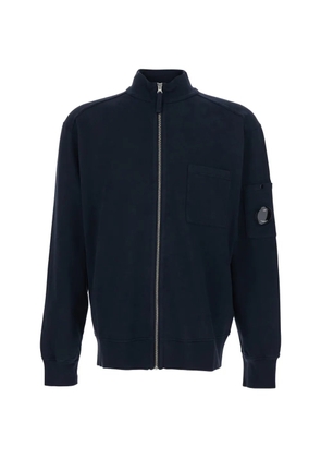C.P. Company Lens-detail zipped sweatshirt - Blue