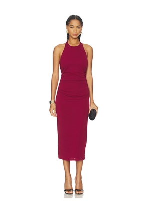 ASTR the Label Zaira Dress in Wine. Size L. Also in M, S, XL, XS.