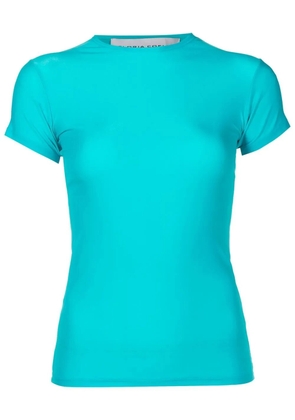 Gloria Coelho round-neck short-sleeve T-shirt - Blue