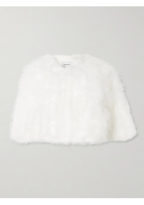 Yves Salomon - Cropped Feather Jacket - White - FR 34,FR 36,FR 38,FR 40,FR 42,FR 44
