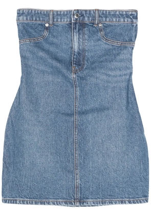 Alexander Wang denim mini dress - Blue
