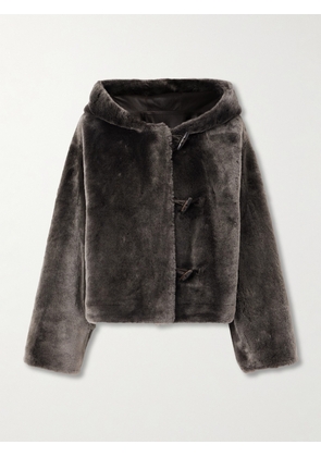 Yves Salomon - Hooded Shearling Jacket - Green - FR 34,FR 36,FR 38,FR 40,FR 42,FR 44,FR 46