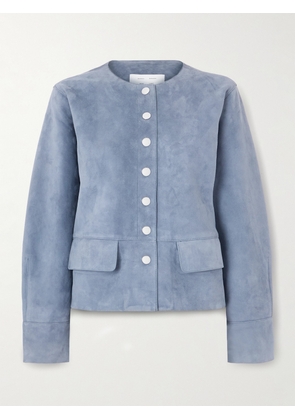 Proenza Schouler White Label - Robin Paneled Suede Jacket - Blue - US0,US2,US4,US6,US8,US10
