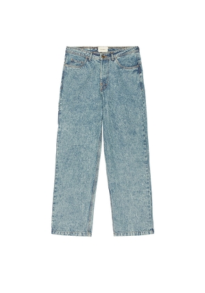 Critical Slide Peaty 5 Pocket Pant in Blue. Size 30. Also in 32, 34, 36.