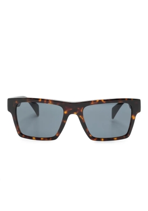 Versace Eyewear tortoiseshell-effect square frame sunglasses - Brown