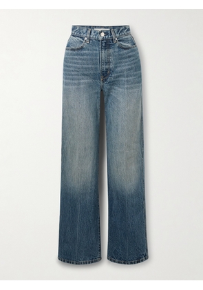 RÙADH - The Quinn High-rise Straight-leg Jeans - Blue - 24,25,26,27,28,29,30,31,32