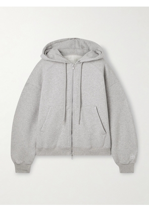 RÙADH - The Scott Organic Cotton-jersey Hoodie - Gray - S/M,M/L