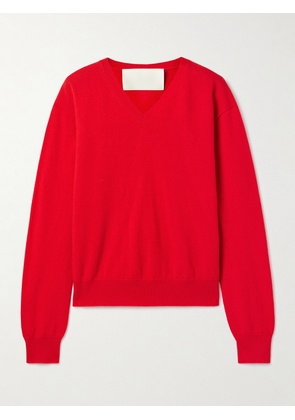 RÙADH - The Sanderson Cashmere Sweater - Red - x small,small,medium,large,x large