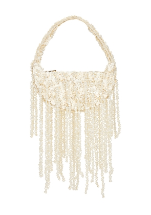 Acler Pearl Birch Bag in Ivory.