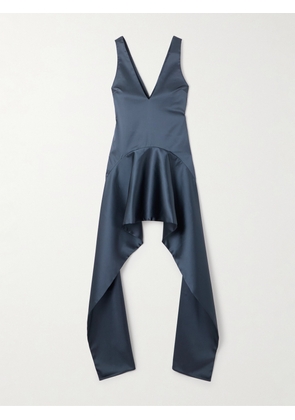 JW Anderson - Draped Satin Dress - Blue - UK 4,UK 6,UK 8,UK 10,UK 12,UK 14