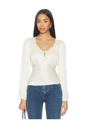 ASTR the Label Roya Top in Cream. Size L. Also in XL.