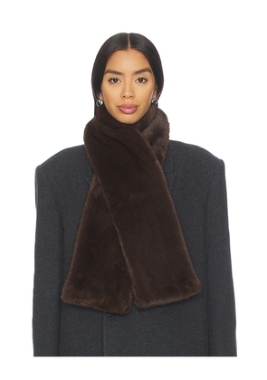 EAVES x Coco Bodil Scarf in Brown.