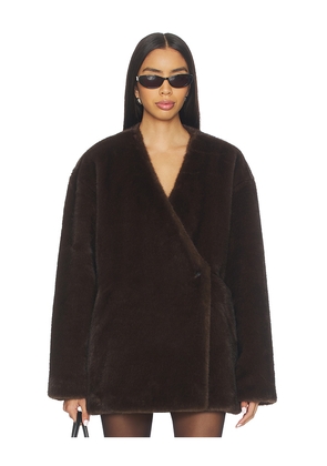 EAVES x Coco Dagna Jacket in Brown. Size L. Also in S, XS, XXS.