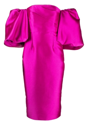 Solace London The Arla off-shoulder dress - Pink