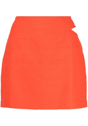 Ba&Sh cut-out detail cotton skirt - Orange