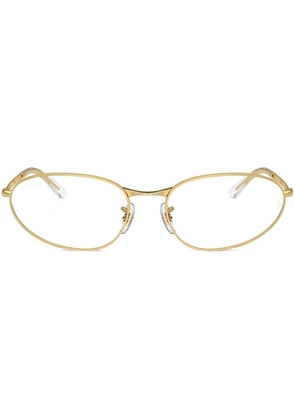 Ray-Ban oval-frame glasses - Gold