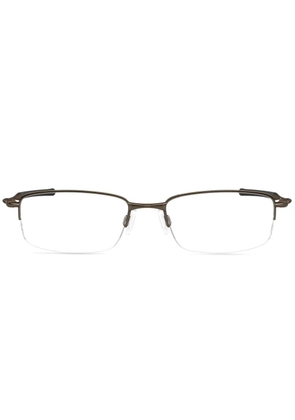 Oakley rectangle-frame glasses - Grey