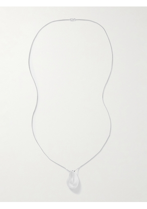 LIÉ STUDIO - The Betty Convertible Silver And Leather Necklace - One size