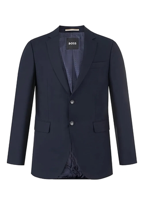 BOSS two-button textured jacket - Blue