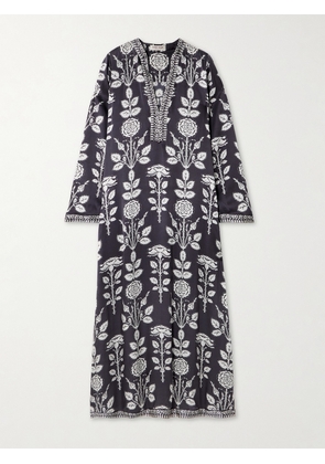 Emporio Sirenuse - Jenna Printed Silk-voile Kaftan - Multi - IT38,IT40,IT42,IT44,IT46,IT48,IT50