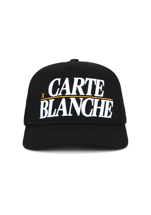 Carte Blanche The Classic Snapback Hat in Black.
