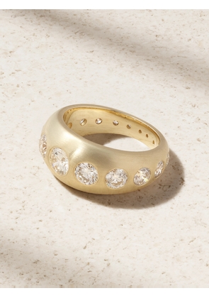 Jacquie Aiche - Dome 14-karat Gold Diamond Ring - 6 1/2