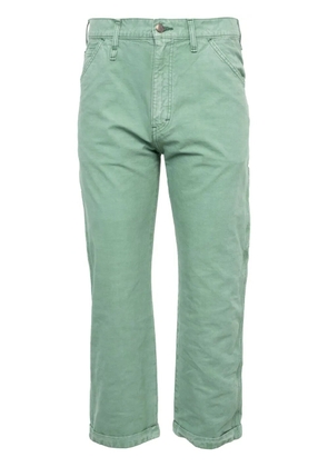 Human Made Garment Dyed cotton trousers - Green